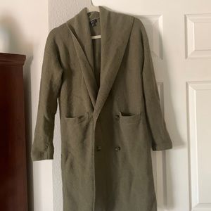 J Crew long grandpa cardigan